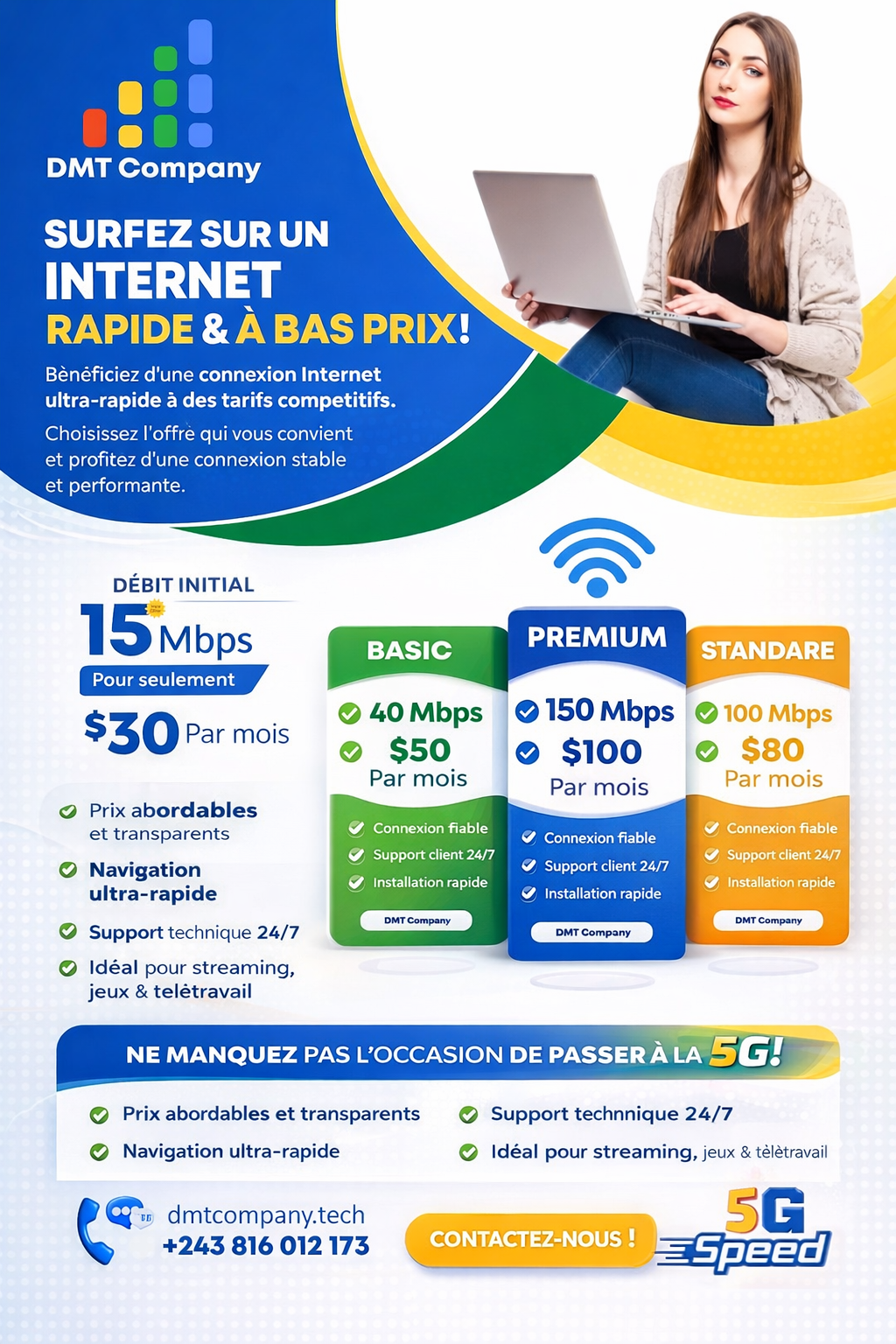 DMT CONNECT — Consulter les tarifs